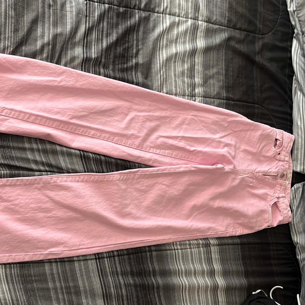 pacsun pink boyfriend jean
